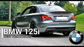 TEST BMW 125i 275cv EN STAGE 1  CA POUSSE [upl. by Netnilc]