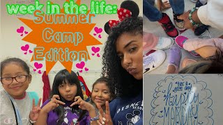 week in the life  summer camp edition 🫶🏽 [upl. by Inaliak428]