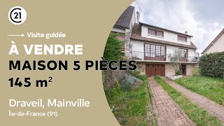 Maison 5 pièces 145 m² à vendre  Draveil ÎledeFrance 91  Century 21 Avantage Immo [upl. by Douty]