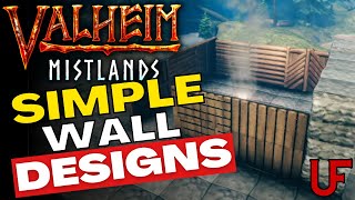 Valheim  10 Beautiful Wall Designs  Hearth and Home  Tips and Tricks  Building Guide [upl. by Cone]