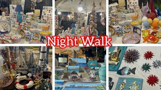 Festival Night Walk At Ad Acciaroli Italy  Let’s come Walk With Me  Porto Di Acciaroli Italy [upl. by Eissoj405]