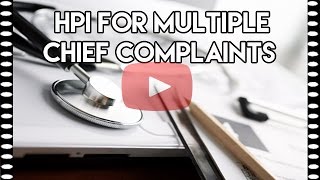 HPI for Multiple Chief Complaints  Medical Coding Training [upl. by Mcmahon]