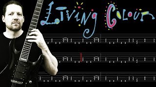 Cult Of Personality LIVING COLOUR  Guitar Tab  Lesson [upl. by Obola177]