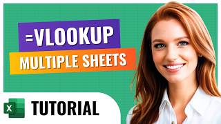 How to VLOOKUP in Excel Multiple Sheets 2024 [upl. by Norre]