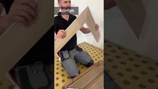 Unboxing amp Easy Installation 🏡✨  Amaron Chevron Johannes Oak [upl. by Novart261]