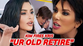 Kris jenner Goes Off Kim For Forcing Her To retire  Its Getting Worse [upl. by Ahseeyt]