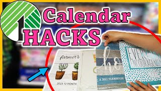 Why everyone is buying CALENDARS from the Dollar Store TOP CALENDAR DIYS to TRY [upl. by Durrace]