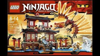 Lego Ninjago Fire Temple set 2507 Review [upl. by Penny]