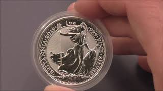 2019 Britannia Silver Coin silver coins numismatics [upl. by Ahtennek]