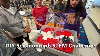 DIY Seismograph and DIY Shake Table STEM Challenge Sept 2024 [upl. by Enaitsirk]