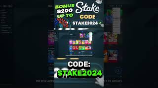 STAKE PROMO CODE STAKE2024 — UP TO 200 BONUS stake code [upl. by Niels]