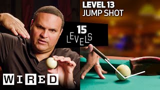 15 Levels of Pool Easy to Complex  WIRED [upl. by Frydman]