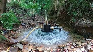 The BUNYIP water powered pump used FREE ENERGY so say goodbye to fuel and electricity costs [upl. by Idur209]