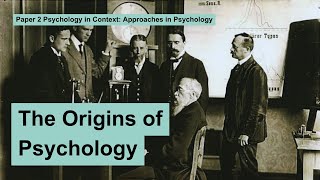 The Origins of Psychology [upl. by Pressey94]