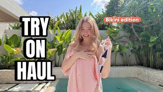 4k  TRY ON HAUL  Bikini  Micro  bikini  GET READY WITH ME [upl. by Mireielle99]