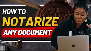 How to Notarize Any document [upl. by Natie]