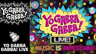 Yo Gabba Gabba Live Theres A Party In My City BEHIND THE SCENES [upl. by Alfie]