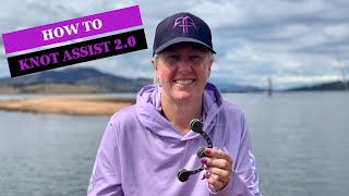 Knot Assist 20 A super EASY way to tie an FG KNOT 💜🎣 [upl. by Hamrah]