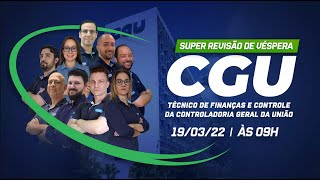 CONCURSO CGU 2022  Revisão para Técnico de Finanças  AlfaCon [upl. by Cissiee]