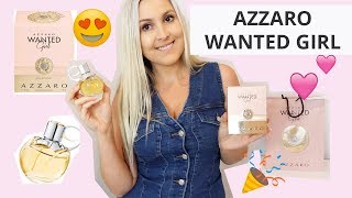 Azzaro Wanted Girl Perfume Unboxing and review [upl. by Siekram958]