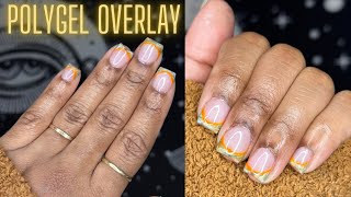 Polygel Overlay on Natural Nails  vlogmas day 8 [upl. by Yann766]