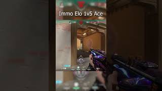 IMMO ELO 1V5 CLUTCH valorant valorantclips valoranttürkiye valorantgaming [upl. by Hitchcock222]