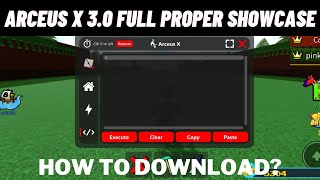 Arceus X 30 Full Proper Showcase  How to Download [upl. by Jervis]