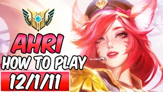 HOW TO PLAY AHRI MID amp CARRY  Best Build amp Runes  Diamond Ahri Guide S14  League of Legends [upl. by Manny170]