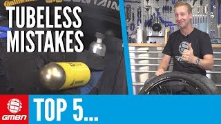 Top 5 Mistakes Youll Make When Going Tubeless  Mountain Bike Maintenance [upl. by Bergmann]