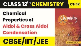 Chemical Properties of Aldol and Cross Aldol Condensation  Class 12 Chemistry Chapter 12 [upl. by Nirek]