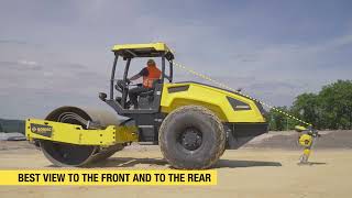 BOMAG Single Drum Rollers Smart Line  Safe to operate [upl. by Flita]