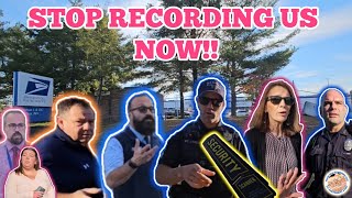 BOOT LICKER ALERT COPS CALLED AND REFUSE SECURITY PAT DOWNKARENS GET OWNED 1ST AMENDMENT AUDIT [upl. by Aiciruam]