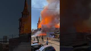 Incendios patrimonio histórico iglesia San Francisco parte 1 [upl. by Elleirua]