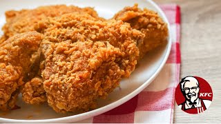 How To Make KFC Fried Chicken  Recipe Secret Revealed [upl. by Enohpesrep]