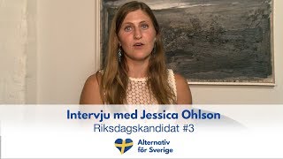 Intervju med riksdagskandidat 3 Jessica Ohlson [upl. by Atikram]