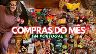 Compras do mês em Portugal maior parte no Mercadona de Viseu morandonaeuropa imigrantesemportugal [upl. by Ahcas]