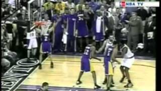 2002 WCF Game 5 Mike Bibby with the game winner [upl. by Lumbye712]