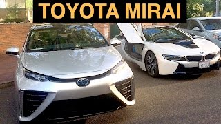 2016 Toyota Mirai Review  Are Hydrogen Cars The Future [upl. by Spragens493]