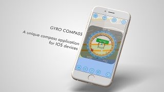 Gyro Compass  A unique compass application for IOS devices [upl. by Gnoix]