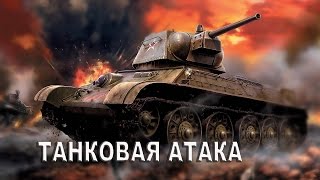 Михаил Калинкин  Танковая атакаThe Battle of Kursk tank attack [upl. by Ttezzil]