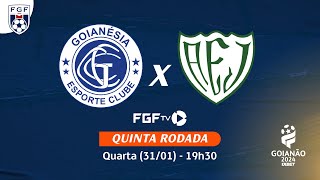 Ao vivo  Goianésia EC X AE Jataiense  Campeonato Goianão 2024 [upl. by Alexio20]