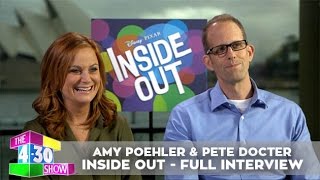 Amy Poehler amp Pete Docter  Inside Out  Full Interview [upl. by Nagol]