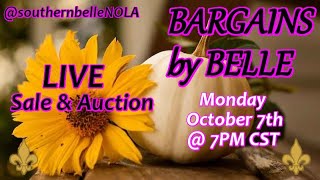 Sale Auction  BARGAINS BY BELLE  Come shop chat amp bid from the comfort of home [upl. by Kilmarx621]