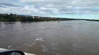 Rio Piranhas Açu em Jucurutu desaguando na Barragem Armando Ribeiro [upl. by Lladnor]