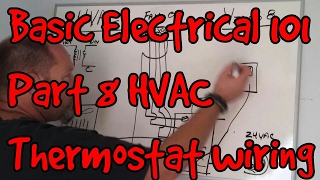 BASIC ELECTRICAL 101 08  HVAC Thermostat wiring and troubleshooting [upl. by Terencio]