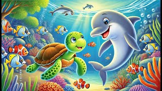 Brave Turtle and Underwater  An Inspiring Ocean Adventure  Bedtime Story for Kids TurtleAdventure [upl. by Quartus740]