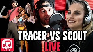 Tracer Vs Scout Rap LIVE JT Music feat Andrea Storm Kaden [upl. by Ahcsim]