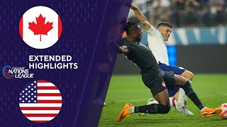 Canada vs USA Extended Highlights  CONCACAF Nations League  CBS Sports Golazo [upl. by Reba]