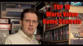 Top 10 Worst Video Game CONTROLS  AVGN Clip Collection [upl. by Morgenthaler882]