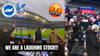 BRIGHTON 41 CRYSTAL PALACE VLOG 2324  CRYSTAL PALACE A CLUB IN CRISIS🤬 SACKHODGSON PARISHOUT [upl. by Risa49]